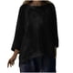 thumbnail image 5 of Camisetas para mujer,Cárdigan con capucha de invierno para mujer, suéter de poliéster de manga corta, informal, largo medio, color liso, sopatenor, 5 of 9