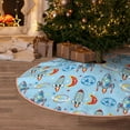 thumbnail image 5 of Balery Cartoon Rocket With Space Printed Christmas Tree Skirt , Merry Christmas Party Christmas Tree Decoration,Adjustable Tree Skirt-30", 5 of 6