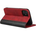 thumbnail image 3 of for iPhone 11 Wallet Case,Premium PU Leather Flip Folio Case with Card Slot,Kickstand Holder Magnetic Closure [TPU Shockproof Interior Protective Case] for iPhone 11,6.1",Red+Black, 3 of 9