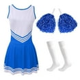 thumbnail image 3 of Afdoent Toddler Baby Girl Clothes Children Cheerleading Team Cos Student ing Stage Performance Competition Carnival Party Set Classic 5-6 Years, 3 of 6