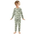 thumbnail image 3 of joogoo Sheep Cartoon 2 Piece Long Sleeve Tee and Pants Cotton Pajama Set 4T, 3 of 7