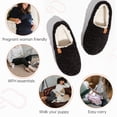 thumbnail image 5 of DualTop Women's Soft Curly Comfy Full Slippers Memory Foam Lightweight House Shoes Cozy Warm Loafer with Polar Fleece Lining, 5 of 6