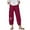 Wine, variant on Bell Bottoms Elasticity Pants Fashion Solid Women Leggings Pants