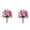 A003, variant on 21 Inch Garden Stakes, Artificial Pansy Flowers for Outdoor, Artificial Topiary Pansies Bushes for Yard Patio Porch Planters Pots Garden Decor Outside