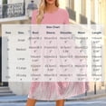 thumbnail image 3 of Edvintorg Fall Dresses for Women Fashion Printed Crew Neck Casual Dress Long Sleeve Loose Midi Dress Womans Clothes S-2XL Pink, 3 of 7