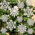 thumbnail image 1 of Copos de nieve Fuebueo: adornos para árbol de Navidad, adornos de copos de nieve para decorar el árbol de interior con un toque invernal., 1 of 8