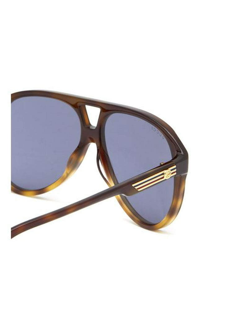 Gucci 59mm a brown Frame with Blue Tint. Gucci GG1286S-004 59mm New Sunglasses - Walmart Business  main image 3