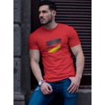 thumbnail image 2 of Germany Flag Stroke Men T-Shirt, Male Large, 2 of 4