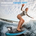 thumbnail image 4 of Cámara de acción, 4K 60FPS, 20MP, pantalla táctil dual, impermeable 131FT, EIS, ángulo 170°, WiFi, zoom 5X, para buceo y bicicleta, negro, 4 of 7