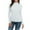 Z-White1, variant on Rigardu Long Sleeve Shirts For Women V Neck Henley Tops Slim Fit Basic Ribbed Knit Button Down T Shirts Tops shirts for women womens shirts Black + L