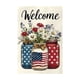 thumbnail image 2 of Patriotic Garden Flag Outdoor Decoration American Flag Banner Stars and Stripes Yard Decor for Independence Day Memorial Day Fourth of July Party Supplies Patriotic Home Decor Festive Celebration, 2 of 7