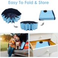 thumbnail image 4 of Arcisei Foldable Dog Pool Dogs and Cats Foldable Children Well Sealed Plastic 8020CM, 4 of 5