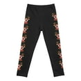 thumbnail image 5 of XEGLSBU Girls Leggings Size 7-8 Lined Autumn Girls Sports Outerwear Leggings Cute Cartoon Printed Stretch Pants Children's Leggings Girls Leggings Black-C Size 7-8 Years, 5 of 5