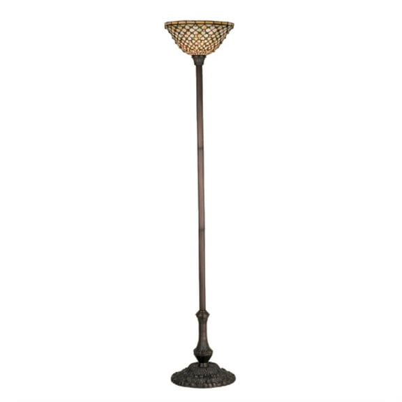 72.5"H Diamond & Jewel Torchiere