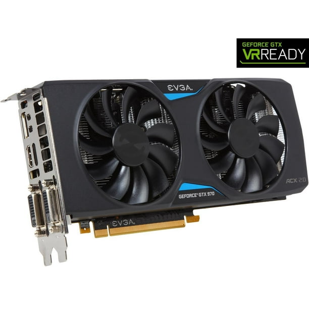 New Evga Geforce Gtx 970 Directx 12 04g P4 2978 Rx 4gb 256 Bit Gddr5 Pci Express 3 0 X16 Hdcp Ready Sli Support Ftw Acx 2 0 Video Card Walmart Com Walmart Com