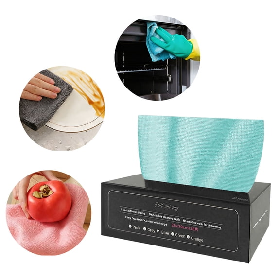 Nkmbld Disposable Kitchen Towels Thickened Highly Absorbent Kitchen Cloth for Home and Kitchen, Multipurpose Pull-Out Cleaning Towels