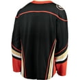 thumbnail image 3 of Men's Fanatics Black Anaheim Ducks Breakaway Home Jersey, 3 of 3
