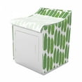 thumbnail image 2 of Botanic Washer Cover, Bird of Paradise Leaf Holiday Hipster Exotic Plants Boho Foliage Palm, Decorative Accent for Laundromats, 29" x 28" x 40", Fern Green and White, by Ambesonne, 2 of 3