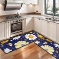 thumbnail image 3 of Kitchen Rugs Sets Of 2,Pioneer Flower Floral Print Pattern Anti Fatigue Kitchen Mat Rugs Non Slip Washable,Decorative Kitchen Floor Mats for Kitchen,Sink,Laundry,17"x47"+17"x47", 3 of 5