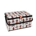 thumbnail image 4 of Dritz XL Sewing Basket, Gray Dress Forms, 4 of 6