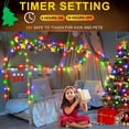 thumbnail image 4 of KNONEW 403ft 1000 LED String Lights Outdoor Christmas Lights 8 Modes & Timer Fairy Light Plug in Waterproof LED String Lights for Xmas Yard Tree Wedding Party Holiday Decorations (Multicolor), 4 of 8