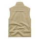 thumbnail image 2 of Chaleco de pesca informal para hombre de color liso, ideal para actividades al aire libre y trabajo: chaleco ligero de poliéster, lavable a mano o a máquina, perfecto para practicar deporte o hacer, 2 of 6