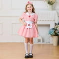 thumbnail image 4 of Hienoo Girls Doctor Role Play Outfit Pretend Play Dress Up Performance Set, Sizes 5-12, 4 of 8