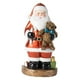 thumbnail image 2 of Estatua de Papá Noel, escultura decorativa, recuerdo de fiesta, manualidades, figura de resina para Sosteniendo un osito de peluche, 2 of 9