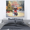 thumbnail image 3 of Merry Christmas Woofmas Xmas Noel German Shorthaired Pointer Santa Snowman Tapestry GSP Lover Dog Gift Wall Hanging Backdrop Home Decor - 13016, 3 of 5