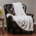 thumbnail image 7 of Chanasya Super Soft Fuzzy Faux Fur Queen Bed Blankets - Fluffy Plush Lightweight Cozy Snuggly with Reversible Sherpa for Living Room Bedroom - Brown Fall Winter Home Bedding (Queen) Chocolate Blanket, 7 of 7