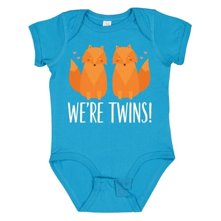

Inktastic Twins Gift Cute Fox Boys or Girls Baby Bodysuit