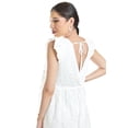 thumbnail image 4 of Vestido bordado con volantes Roman Fashion /Juvenil, 33937 (Blanco) blanco CH, 4 of 6