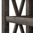thumbnail image 3 of Bush Furniture Key West Tall 5 Shelf Bookcase, Set of 2, Dark Gray Hickory, 3 of 8