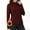 Wine, variant on VgaVtl Long Sleeve Women Thermal Shirts Turtleneck Winter Womens Undershirts Plus Size Slim Casual Warm Elastic Yellow Tops