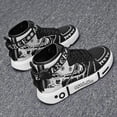thumbnail image 3 of 2024 printemps automne Couple commerce transfrontalier garçons chaussures moyen grand haut blanc chaussures décontractées étudiant femmes chaussure pour enfants, 3 of 4