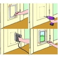 thumbnail image 3 of ZHAOCHENG Puerta para gatos Puerta para perros Puerta para gatos magnética de 4 vías Puerta para gatos Puerta para gatos Puerta para mascotas, 3 of 5