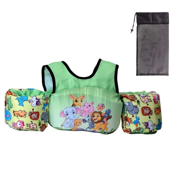 Natación Para Niños, Anillos Para El Brazo, Chaleco De Natación, Chaleco Salvavidas Para Niños, Chaleco Salvavidas Para Playa, Piscina, Mar Con Bolsa De Almacenamiento Advancent HA046114-04