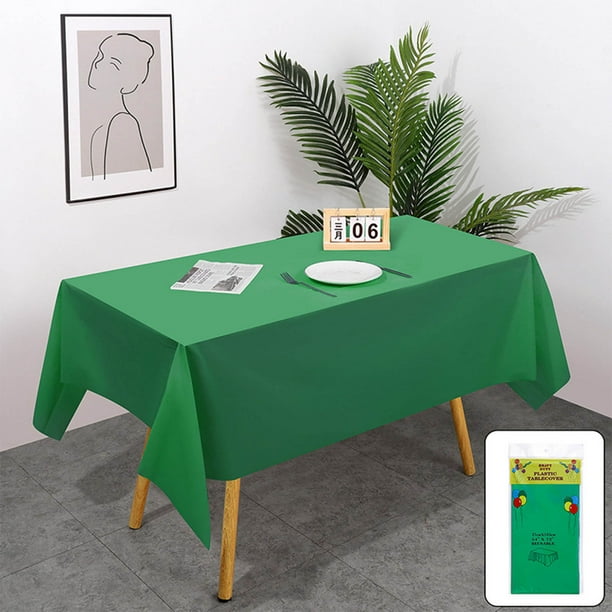 Manteles, cubierta para mesa de picnic, cubierta de mesa rectangular de plástico grande, mantel de tela fácil de limpiar, mantel de fiesta que cubre el rectángulo