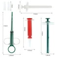 thumbnail image 4 of ACDANC 4Pcs Pet Pill Shooter Plunger Popper for Small Cats Dogs Soft Tip Tablet Syringe, 4 of 4