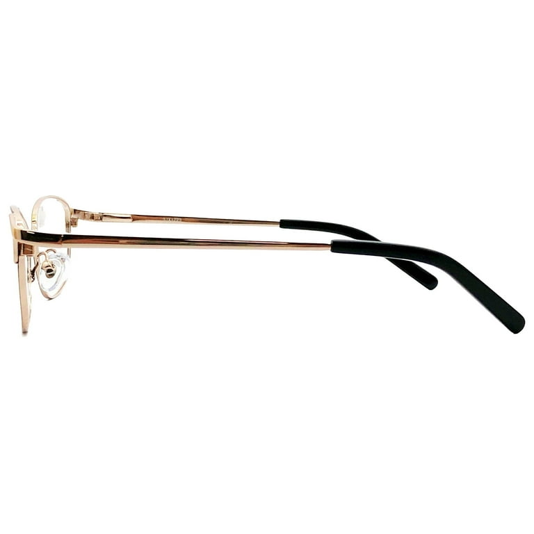 Walmart Women's Eyeglasses, FM14081, Black/Gold, 52-16-135, with Case Walmart Women's Eyeglasses, FM14081, Black/Gold, 52-16-135, with Case