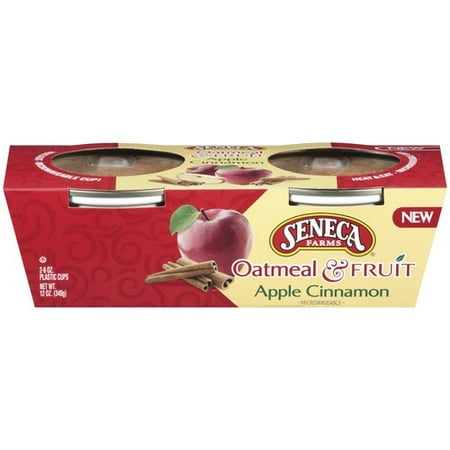 Seneca Apple Cinnamon Oatmeal & Fruit, 6 oz, 2ct