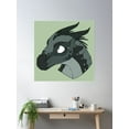 thumbnail image 2 of Moonwatcher (Wings Of Fire/Wof) Poster Wall Art, Modern Wall Decor, 24x24 UNFRAMED, 2 of 3