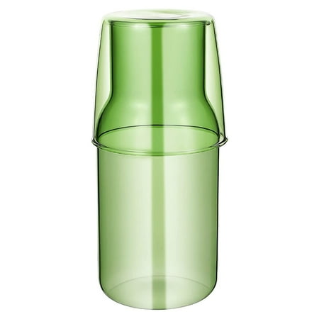 

D8 Water Carafe Glass Cold Hot Water Bottle Cup Sets Bedside Water Pitcher High Temperature Resistance Beverage Jugs Bottle