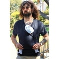 thumbnail image 2 of Camisa de papá, portabebés, canguro, chaleco con bolsillo grande, camiseta, camisa unida para el cuidado de los hombres, portabebés Ne, 2 of 4