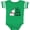 Football Green and White, variant on Inktastic My Uncle Loves Me Lots and Lots Cute Elephant Boys or Girls Baby Bodysuit