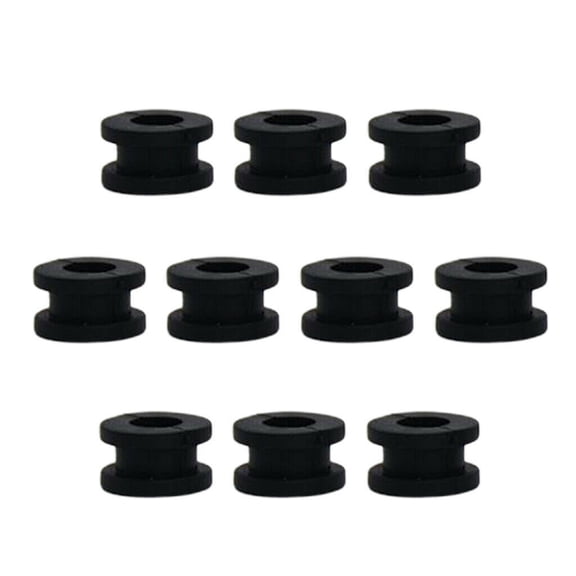 10Pc Universal Motorcycle Rubber Grommet Mount Set Side Cover Fender