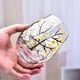 thumbnail image 4 of Vasos sin tallo pintados a mano, vasos de vidrio coloridos de 525 ml (17.8 oz) for agua, jugo, bebidas y cerveza., 4 of 7