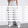 thumbnail image 3 of Holzkary Women's High Waisted Wide Leg Jeans Baggy Denim Pants Wash Casual Loose Fit Trousers with Pockets Straight Leg Jeans for Women,Loose Boyfriend Denim Pants Baggy Jeans for Women L, 3 of 9