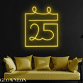 thumbnail image 4 of Glowneon Calendar Neon Sign, Calendar Led Sign, Bedroom Wall Led Art, 4 of 5