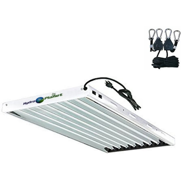 HYDRO T5 Grow Lights 4Ft 8Lamp Fluorescent HO Bulbs Included for Indoor Horticulture